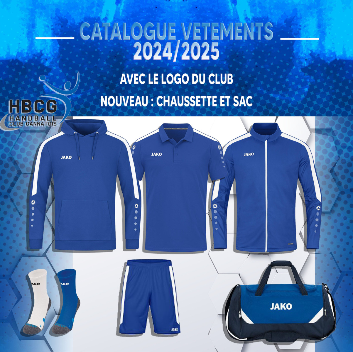 NOUVELLE COLLECTION EQUIPEMENT AU NOM DU CLUB !