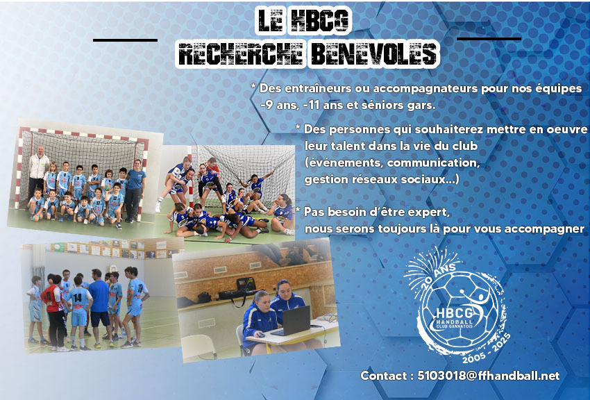 RECHERCHE BENEVOLES