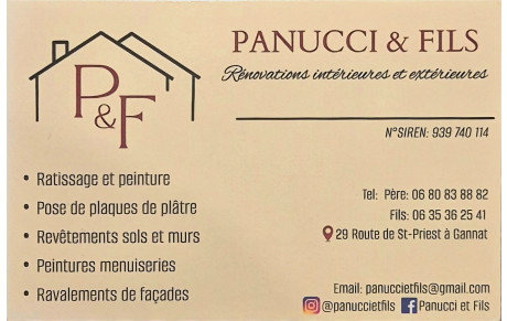 PANUCCI ET FILS