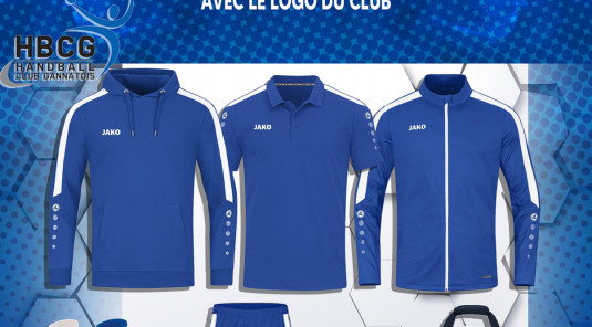 NOUVELLE COLLECTION EQUIPEMENT AU NOM DU CLUB !